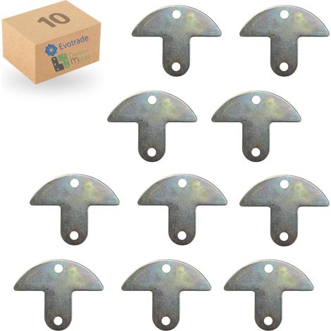 10 Pièces de Plaquettes À Champignon Tropicalisées Pour Jonction De Meubles, Assemblage Sûr Et Résistant, Haute Qualité Et Résistance À La Corrosion (1/4)