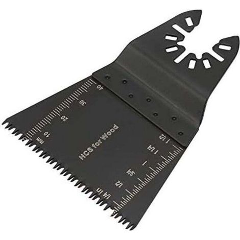 Set di 10 lame per sega oscillante, utensili per sega oscillante da 65 mm, lame multifunzione per il taglio del metallo, per taglio elettrico del legno [A+++]