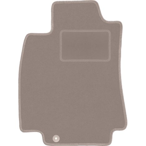 Tappetino conducente beige per: Nissan Tiida C11 hatchback, berlina (2004-2012)