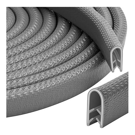 Joint Protection pour Bord de Tole Plage de Serrage 1-2mm la Plupart des Voitures Traitement la Tôle Construction Navale Artisanat Ménage 5, Gris, 2mm (1/5)