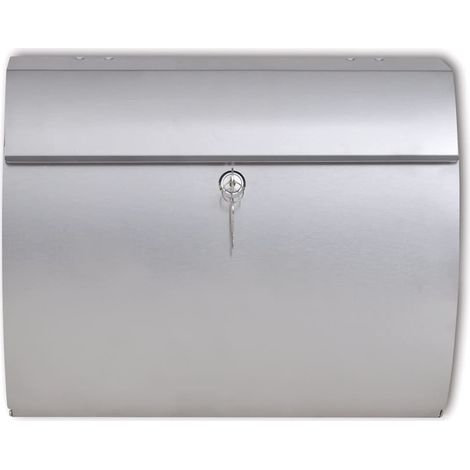 Maison Exclusive - Cassetta della posta in acciaio inossidabile 37,5 x 13 x 31 cm