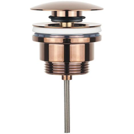 BONDE DE LAVABO UNIVERSEL CLIC-CLAC REA GOLD--or rose (1/3)