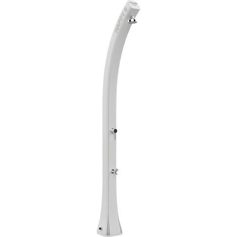 Doccia Solare da Giardino 28L Miscelatore e Lavapiedi Arkema Happy Five Bianco (1/5)