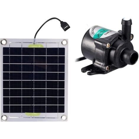10W Electric Fish Pond Pump Kit, 12V Brushless Solar Panel, Garden Decoration, Fountain, Aquarium, Mini Solar Water Pump (1/4)