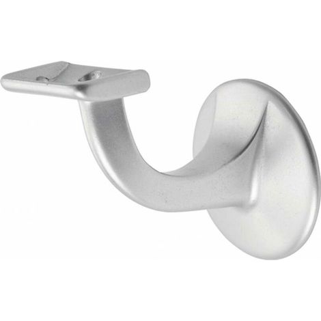 hermeta Handlaufträger 3503 Alu.silberf.elox.D.Wandplatte 56mm ger.Auflage - 3503-01E