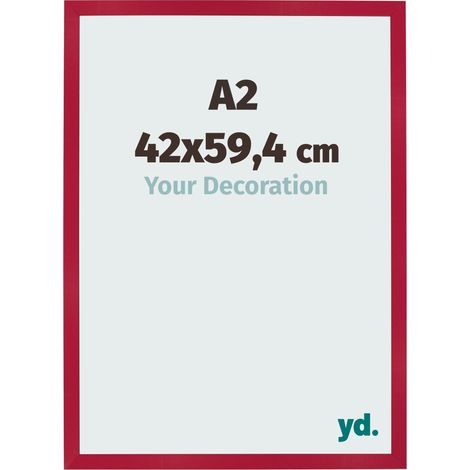 yd. - Cadre photo A2 42x59.4 - Rouge - MDF - Bologna (1/5)