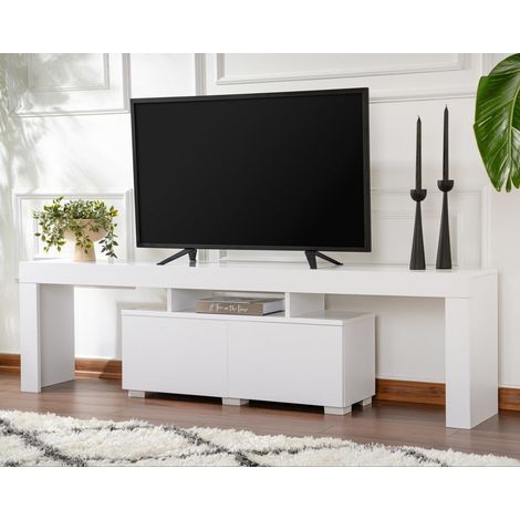 TV-Möbel Weiß Melamin Vertex 50x180x31,3 cm