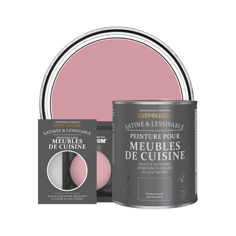 Peinture pour Meubles de Cuisine, Finition Satinée - Rose Antique (1/3)
