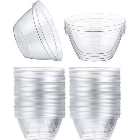50er-Pack wiederverwendbare Glasglocken, Frostschutz für Gartenpflanzen, Saisonale Verlängerung