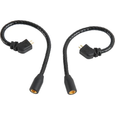 Le câble adaptateur MMCX vers 2 broches 0,78 mm convient aux interfaces de connecteur 2 broches 0,78 mm pour casques audio TFZ MS4 MS2 MS1 KZ ES4 ZSR ZST ZSR ED16 ZS10 TFZ TRN et autres. (1/5)