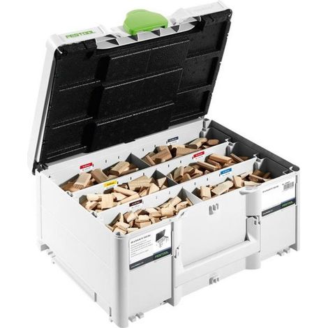 Festool Domino Dübel Buche Sortiment DS 4/5/6/8/10 1060 BU 576794 für DF 500 (1/10)