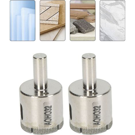 Scie cloche en 2 parties, foret de 32 mm, pour percer divers matériaux, y compris les matériaux durs et cassants. (1/5)