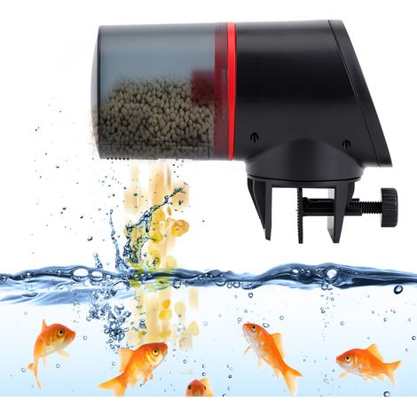 Distributeur automatique de nourriture pour poissons CY-019 en plastique ABS avec minuterie intelligente pour aquarium (1/5)
