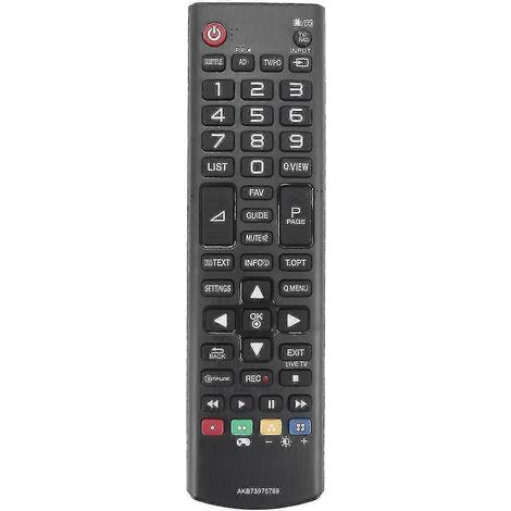 Télécommande de remplacement AKB73975789 pour téléviseurs LED LG 22MT45D, 22MT45V, 22MT45DP, 22MT45VP, 24MT45D, 24MT45V, 24MT40D et 28MT45D (1/5)