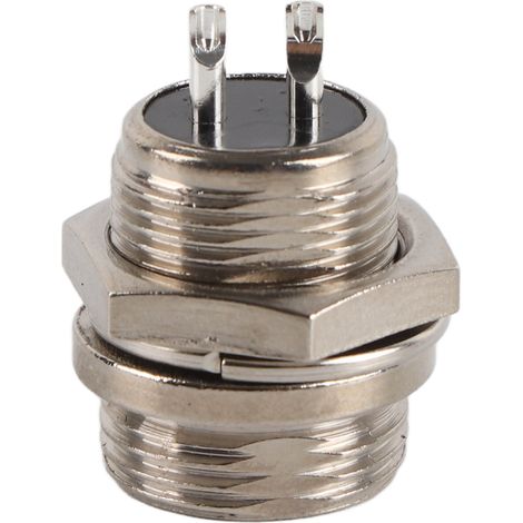 GX12 2-poliger Luftfahrtstecker (Stecker und Buchse). (1/5)