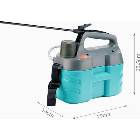 Pulvérisateur Électrique Porté 5L pour Jardin, Pesticides, Nettoyage et Désinfection - Batterie 2200mAh - Idéal pour Arrosage, Voitures (1/2)