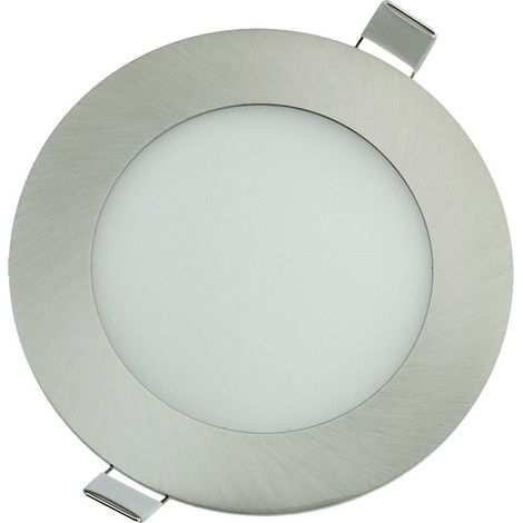 Spot Encastrable Led Inox Downlight Panel Extra-plat 6w Blanc Neutre 4000k - Digilamp (1/5)