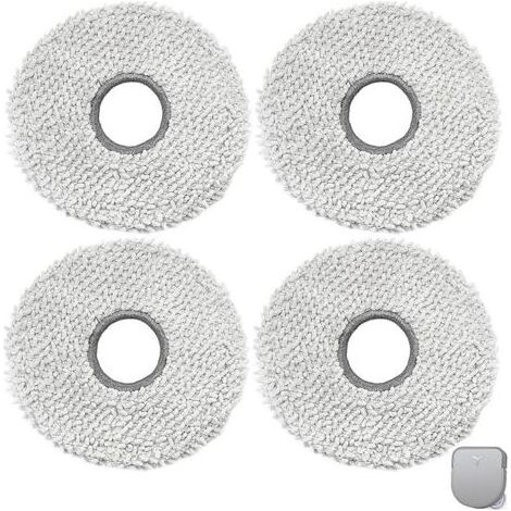 Accessoires Chiffon de Nettoyage pour ECOVACS DEEBOT X5 Omni / X5 Pro de Rechange pour aspirateur Robot, u200Bu200BChiffon en Microfibre Douce -4 pices (1/5)