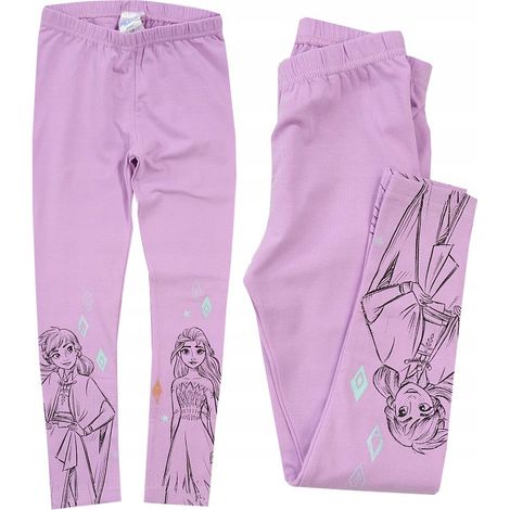 Leggings mit Elsa-Motiv, Mädchen, Lila, 128 D077C