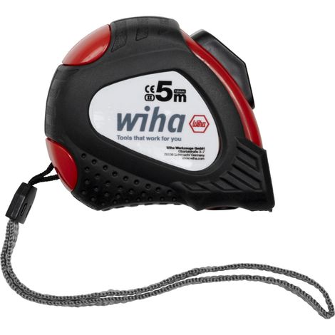 Wiha Metro a nastro 5 m con clip per cintura (33251)