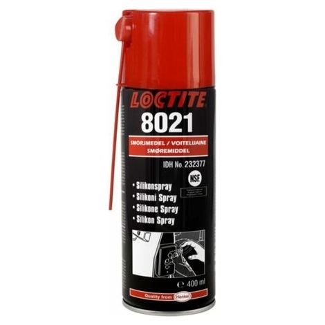 LOCTITE LB 8021 400ml Huile silicone surfaces métalliques ou non métalliques - Loctite (1/2)