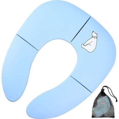 Réducteur de Toilette pour Bébé, Siège de Toilette Pliable pour Enfants, Réducteur WC Portatif pour Enfant/Bébé, Siège de Toilette de Voyage pour Enfants (1/5)