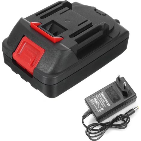 Adaptateur secteur + batteries 1300 mAh pour mini meuleuse d'angle portable rechargeable (1/4)