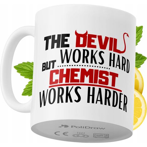 Taza de café/té divertida y humorística para químicos, con diseño gráfico y texto gracioso. Ideal para cumpleaños, santos, días festivos y ocasiones especiales. Perfecta para el hogar, la oficina o el (1/5)