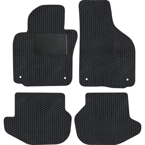 VW020EVAPOD - Komplettes Set EVA-Autofußmatten passend für VW Eos 2006-2015 (mit zusätzlicher Verstärkung)