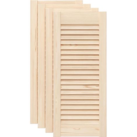 Maison Exclusive - Ante con Design a Lamelle 4 pz 69x29,5 cm in Legno di Pino