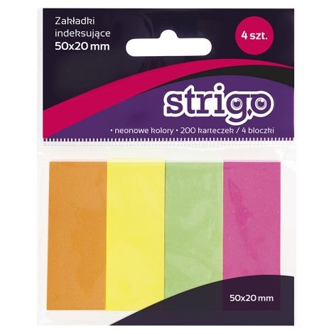 Post-it 50x20mm 200K neon strigo