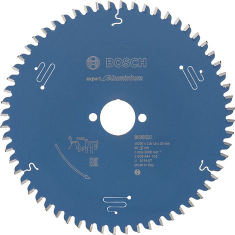 Bosch Kreissägeblatt Expert for Aluminium für Handkreissägen 200 x 30 x 2,8 mm 60 - 2608644103