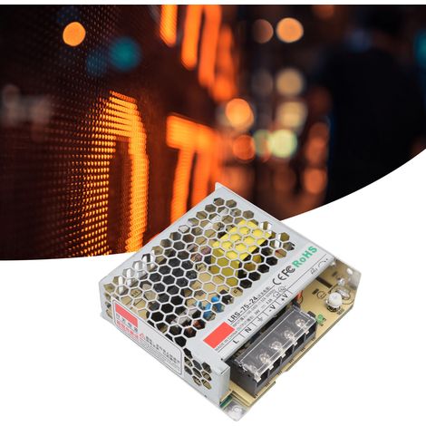 Adaptateur secteur à découpage LRS 24 V, capteur d'électrovanne, projecteur mural LED 100-240 V (1/5)