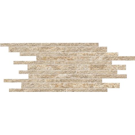 Parement carrelage effet Pierre Quartzite Beige Doré 60x30x0,9 cm Salvero (vendu par carton de 0,72 m²) - RO'MA CARRELAGE