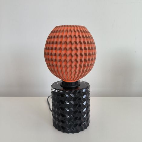 Tulipa Globo Color Madera LED 3D para Lámparas E27 4W 3000K – Diseño Elegante (1/3)