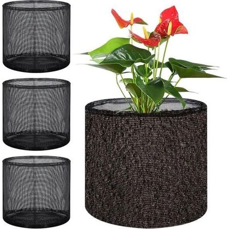 Lot de 3 sacs de plantation Panier à plantes pour étang Respirant Pour plantes de bassin Plantes aquatiques Accessoire de bassin (1/5)