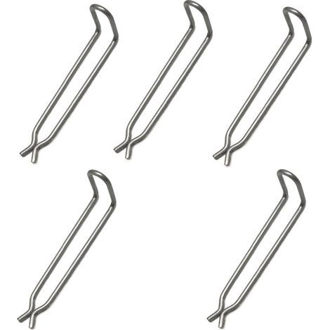 Lot de 5 clips ressorts longs en acier inoxydable 304 pour tuyau Kärcher K3-K8