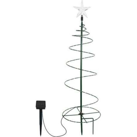 [NEVER USED] piece Solar Artificial Christmas Tree, Outdoor Decoration, Garden Light, String Lights, LED Christmas Tree Decoration, Height 60cm (Warm White)