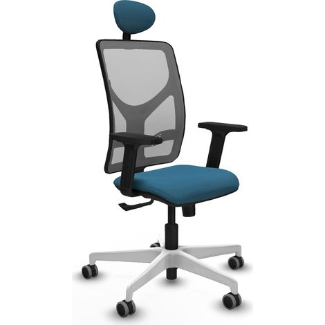 Silla de oficina piqueras y crespo Motilla gris malla cómoda (1/2)