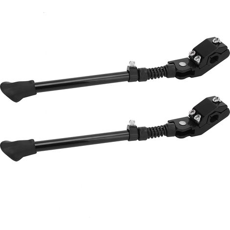 2 Pièces Béquille Latérale Réglable pour VTT, Support de Stationnement Accessoire Vélo (1/5)