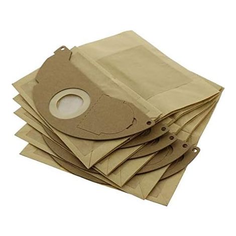 Packung mit 5 Papiertüten für Staubsauger Kärcher A2000 A2099 Wd2.000 Wd2.499 (1/4)