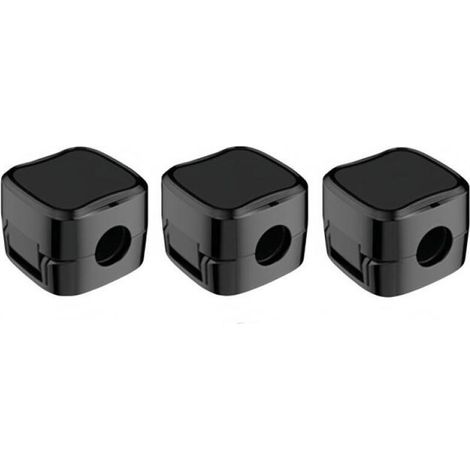 Clips de câbles magnétiques, gestion des câbles sous le bureau, supports de câbles autocollants pour bureau à domicile, noirs, 3 pièces. (1/5)