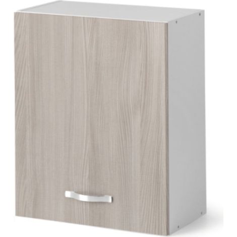 Pensile scolapiatti 60 cm con anta 60x32x72H olmo