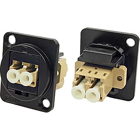 Connecteur pour fibre optique LC Duplex, Multimode ( Prix pour 1 )