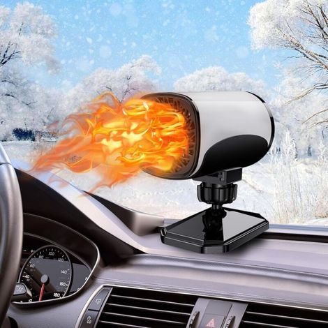 Weißes Kunststoff-Autoheizgerät 12V/120W, Carater Autoheizgerät und Entfetter