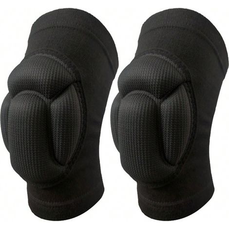 Genouillère anti-dérapante - Manchon de genou élastique pour fitness, exercice, soulagement des douleurs articulaires - Protection de genou confortable et durable Taille M