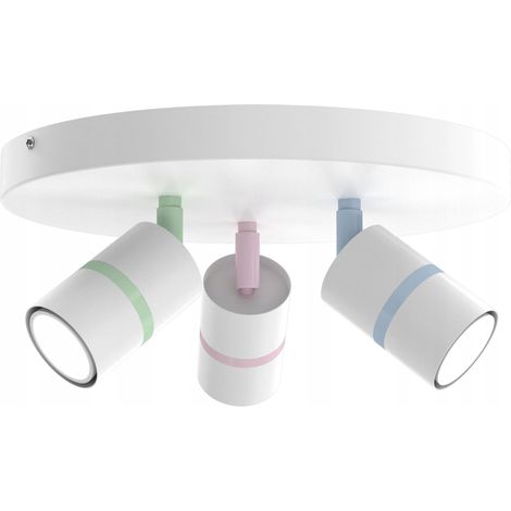 Gratis. Lámpara de techo LED, orientable 3x Gu10 EWILIGHT, infantil (1/3)