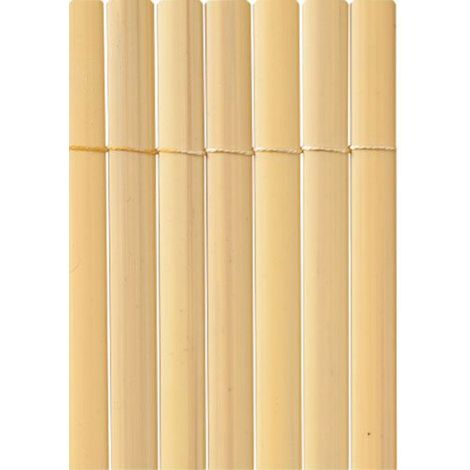 Canisse synthétique simple face PLASTICANE 1 x 3 m Beige Nortene