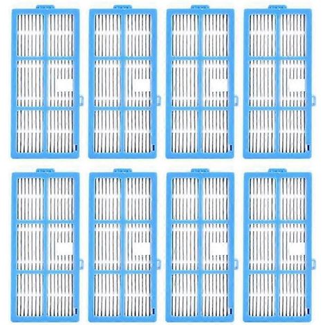Lot de 8 filtres HEPA de rechange pour aspirateur robot Coredy R3500, R3500S, R550 (R500+), R650, R600 et R700