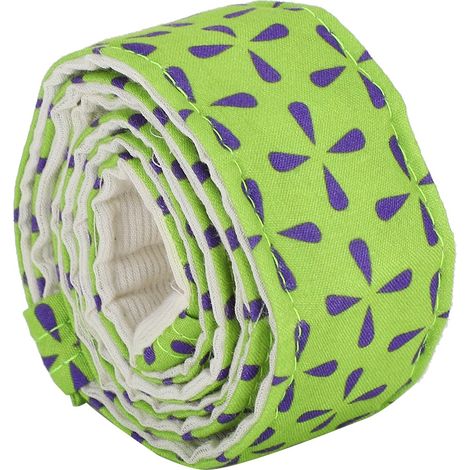 Bande ceinture de cuisson égale pour moule à gâteau et plaque en tissu noir vert 80x3.7 cm, outil pâtisserie et décoration 1 pièce (1/5)